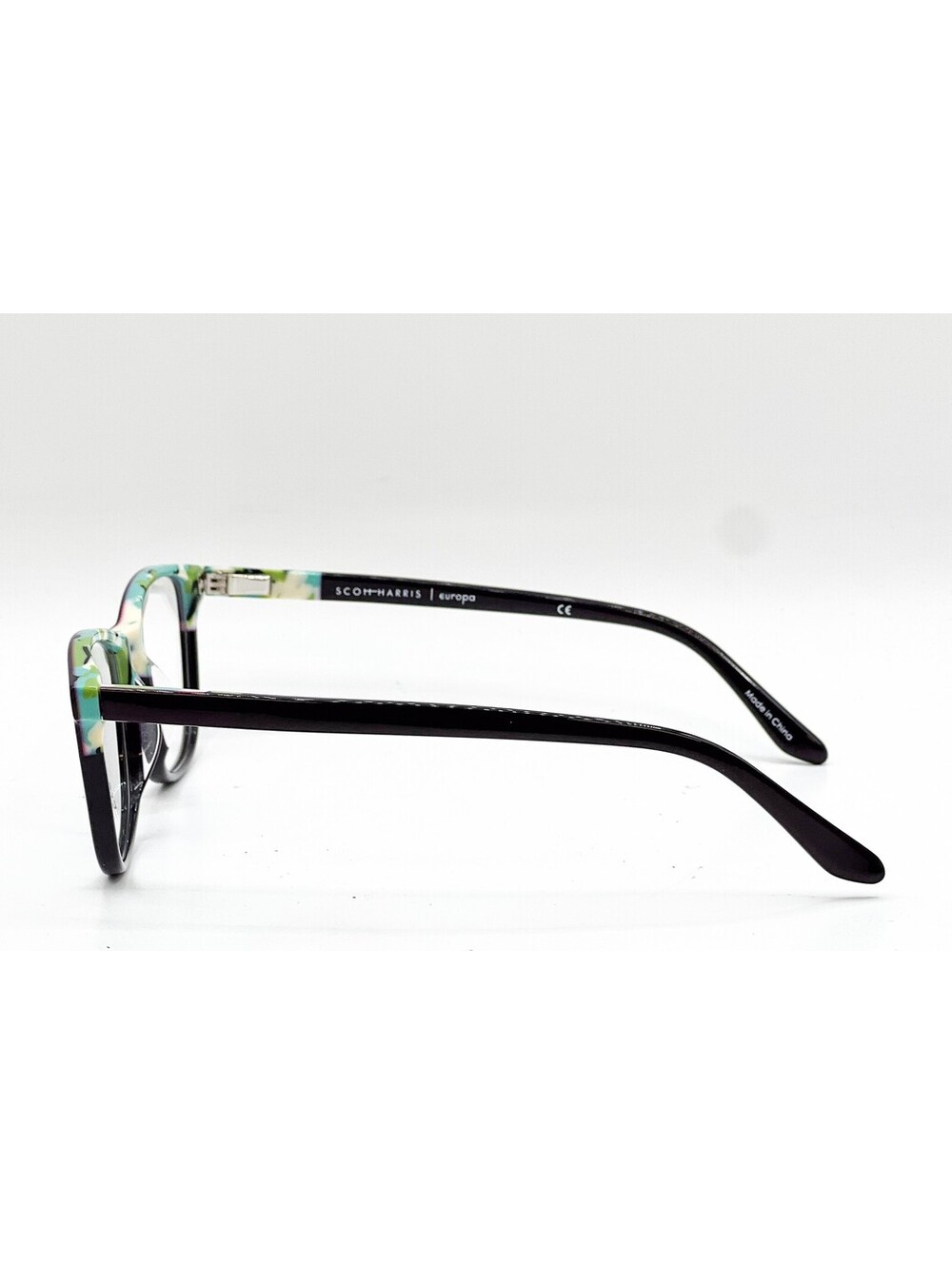 Scott Harris Sh-480 C3 Aubergine Authentic Eyeglasses 52-17-135 - Picture 2 of 5